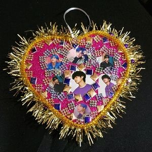 BTS V Taehyung Hanging Heart Holiday Decoration